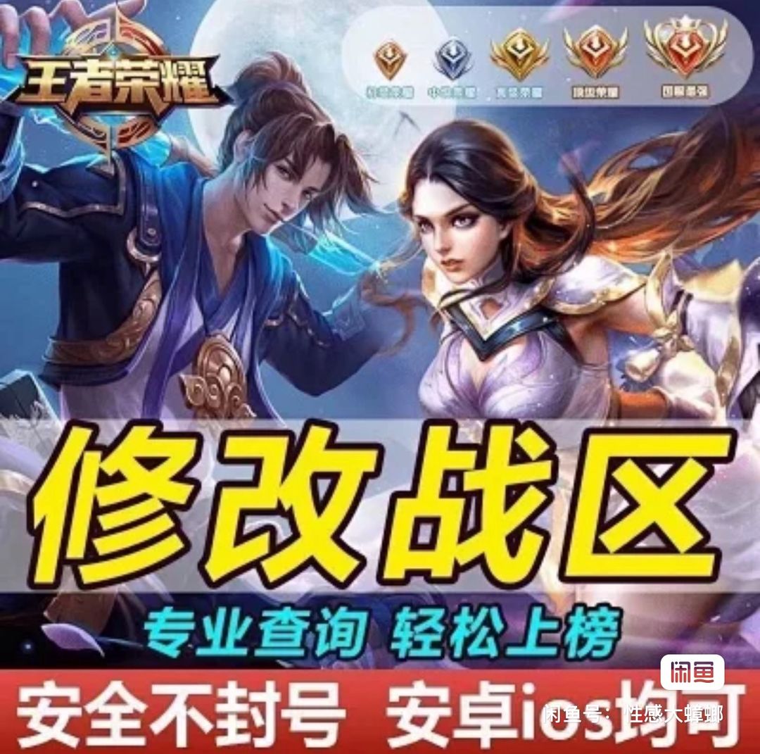 王者荣耀改战区+查战力｜自助