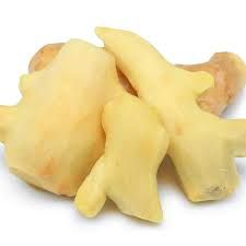 peeled ginger