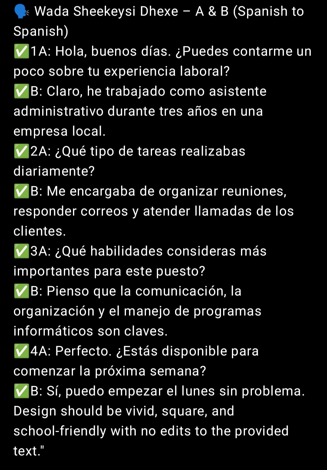 Barashada luuqada Spanishka Heerka 3 aad Spanish to Spanish 