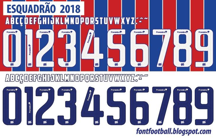 Font Vector Esquadrão 2018 kit