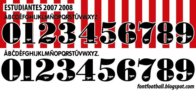 Font Vector Estudiantes 2007 2008 kit