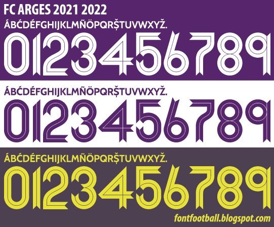 Font Vector FC Arges 2021 2022 kit