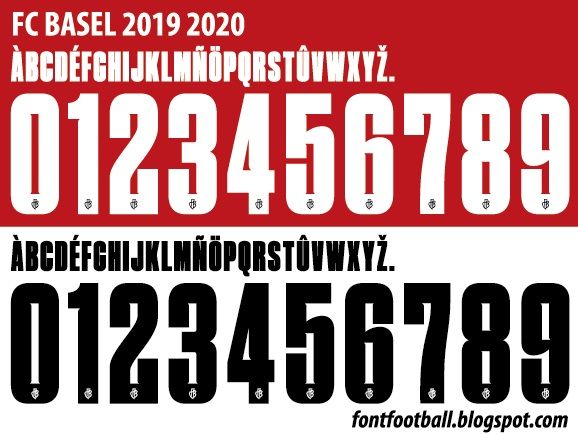 Font Vector FC Basel 2019 2020 kit