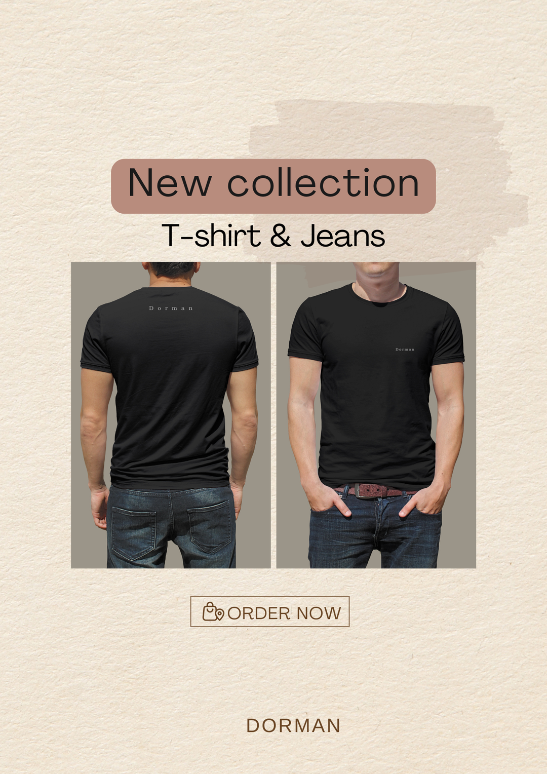 T-shirt & jeans