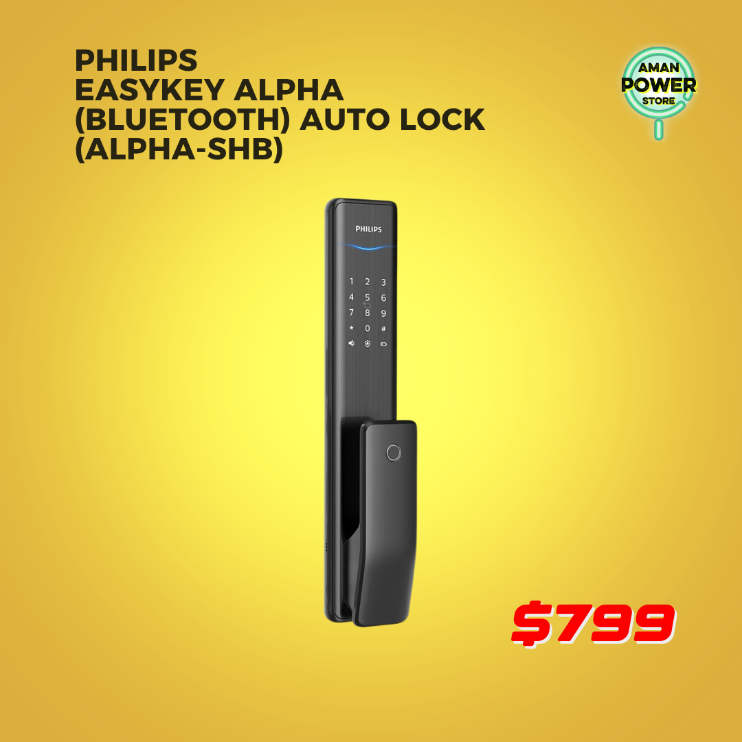 PHILIPS EASYKEY ALPHA (BLUETOOTH) AUTO LOCK (ALPHA-SHB)
