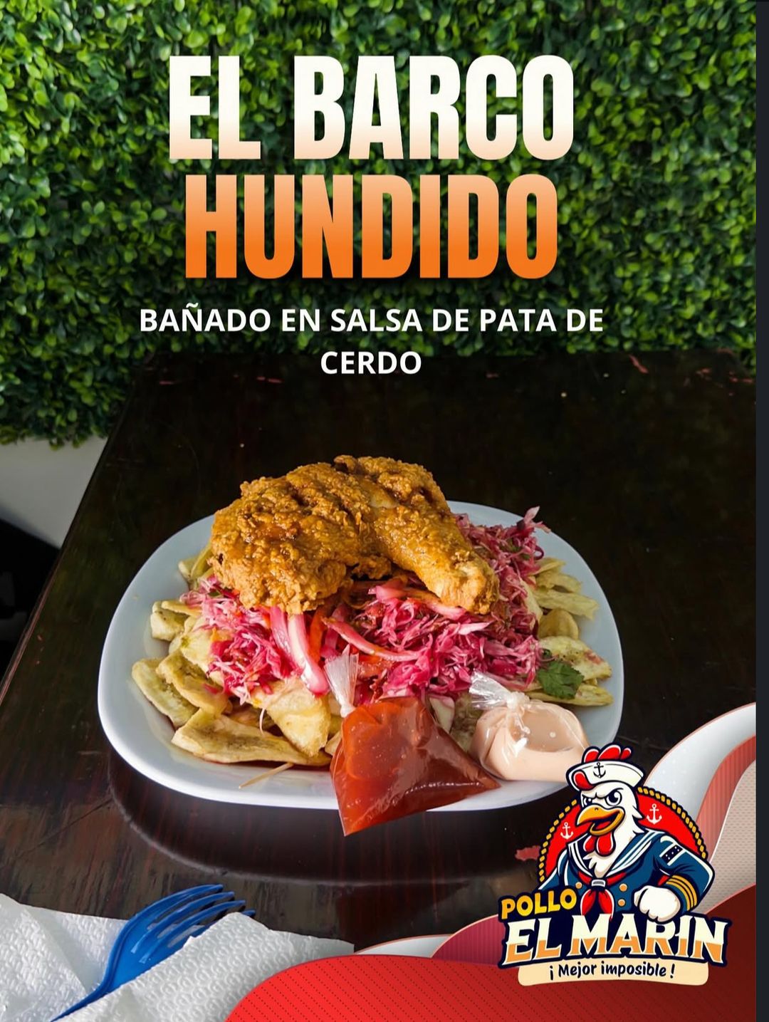 BARCO HUNDIDO Ala Pechuga