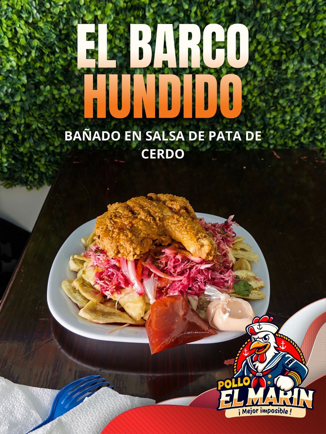 POLLO LA CANOA PIERNA