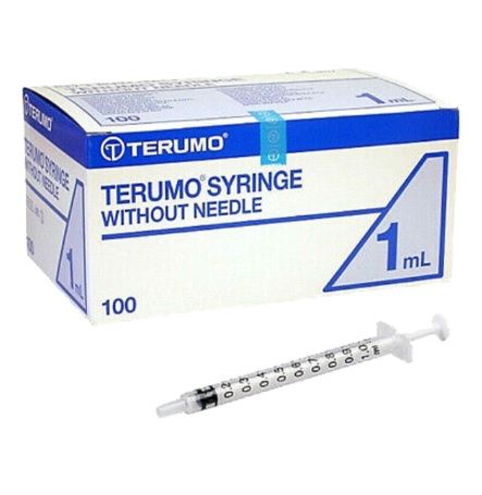 20 x 1cc/ml Terumo Syringe