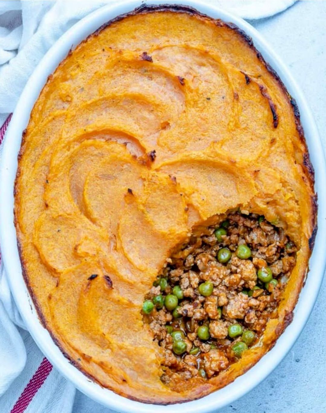 Cottage Pie with Sweet Potato Topping