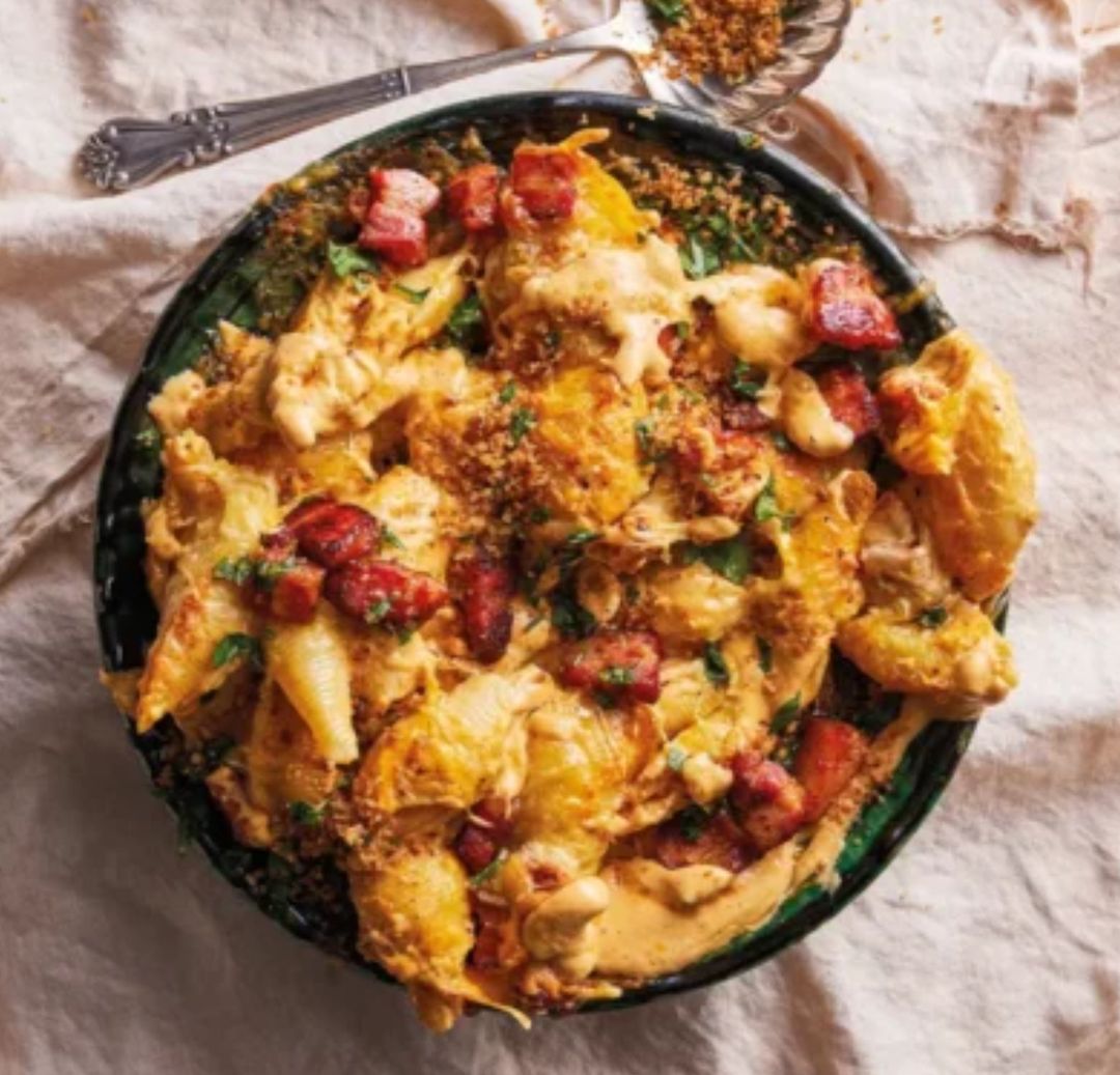 Mac & Cheese with Bacon Bits