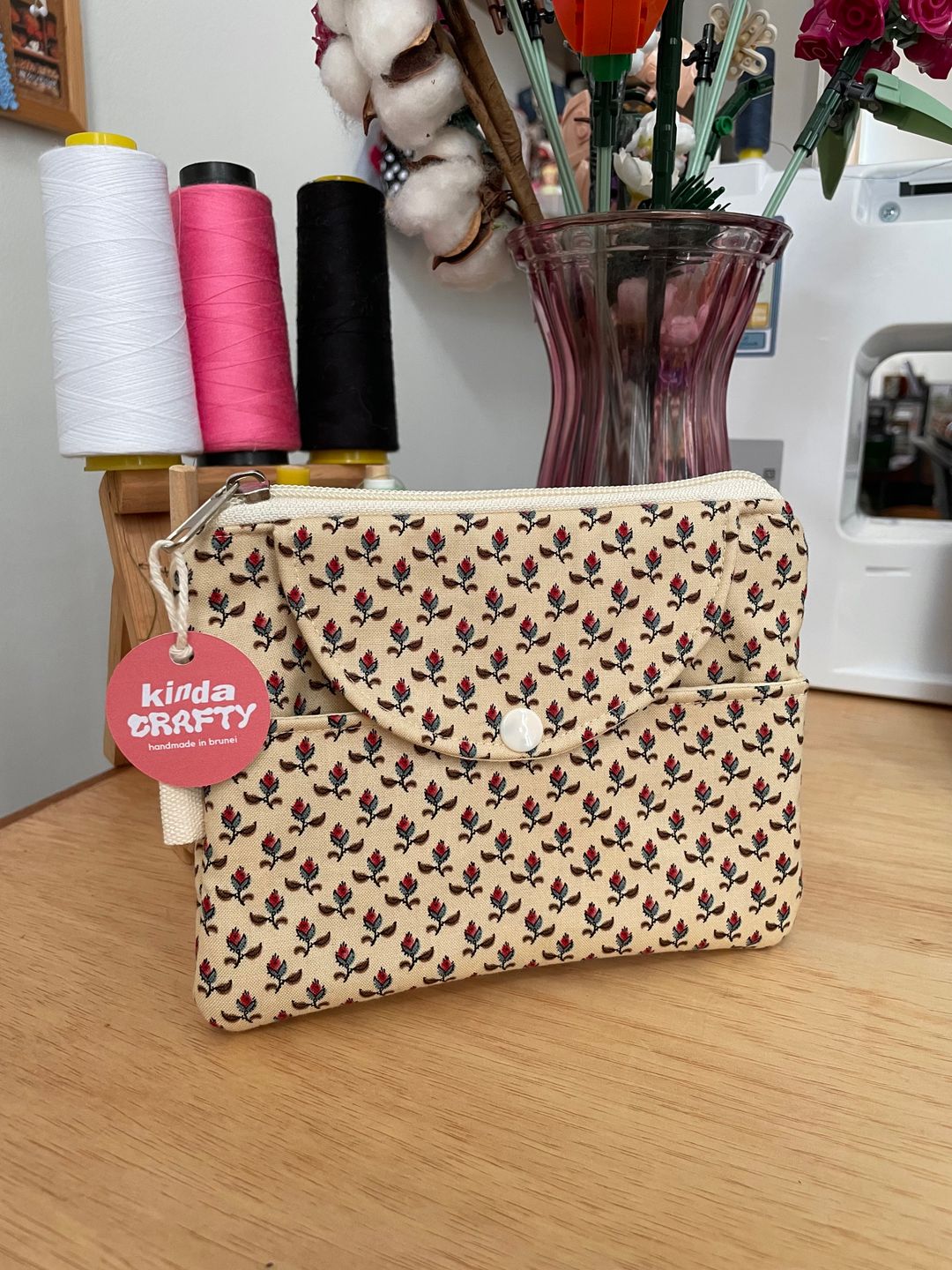 (G10) Flat Pouch, Midi Size