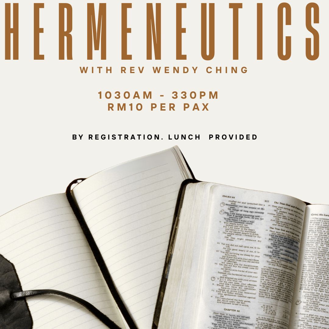 Bible Study with Rev Wendy Ching - Hermeneutics