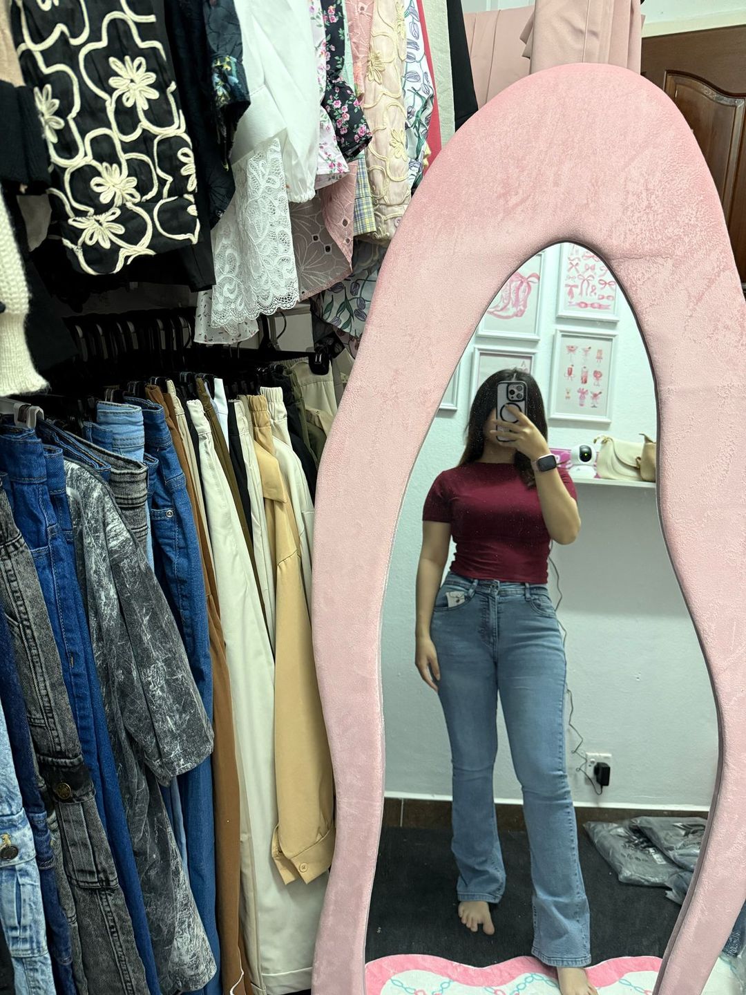 MIDWAIST BOOTCUT JEANS