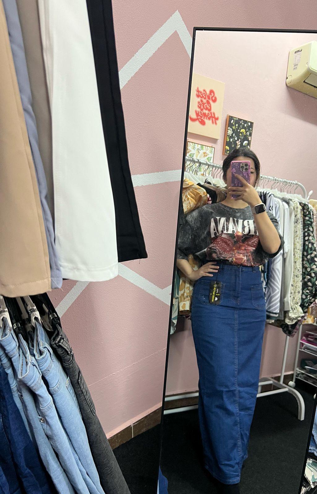 HIGHWAIST SKIRT JEANS
