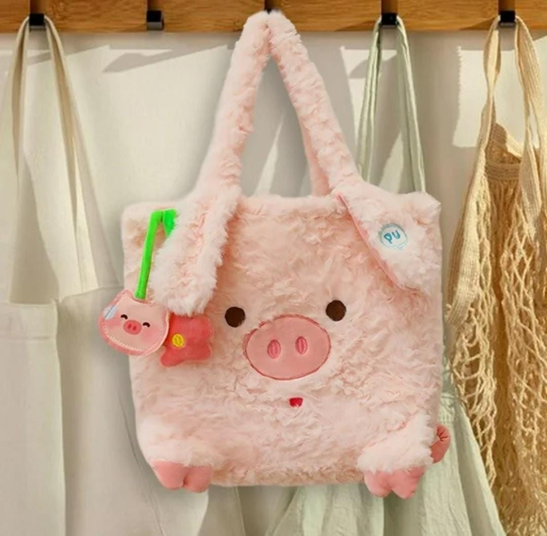 Plush Pig Bag