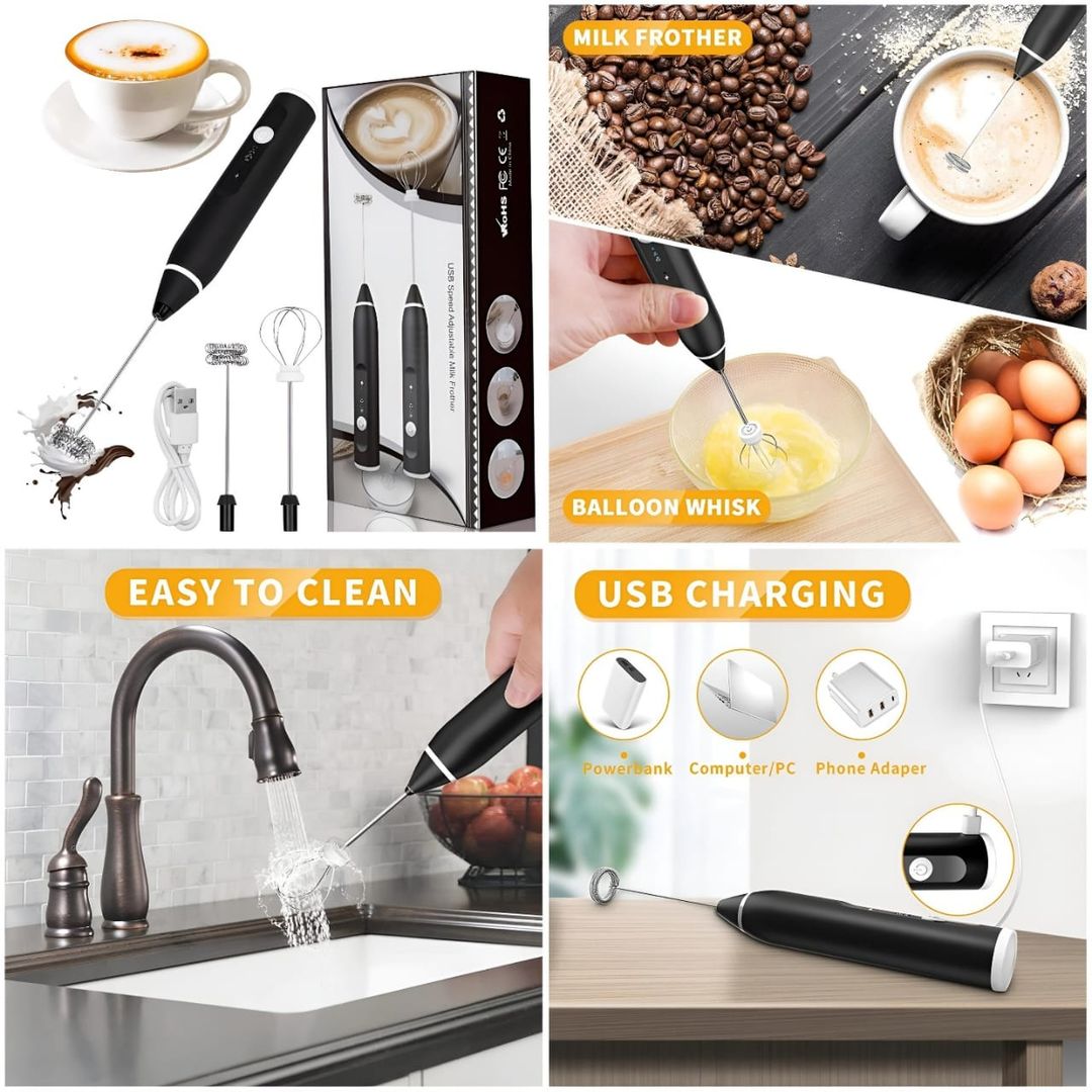 Rechargeable Milk Frother