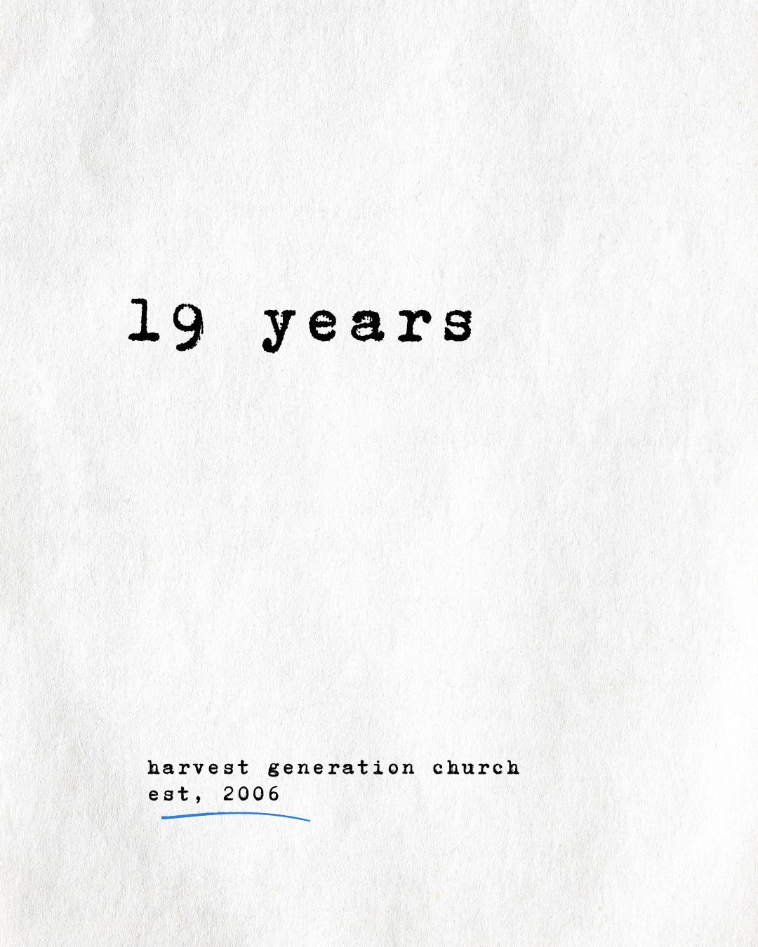 19th Anniversary Saturday Service  