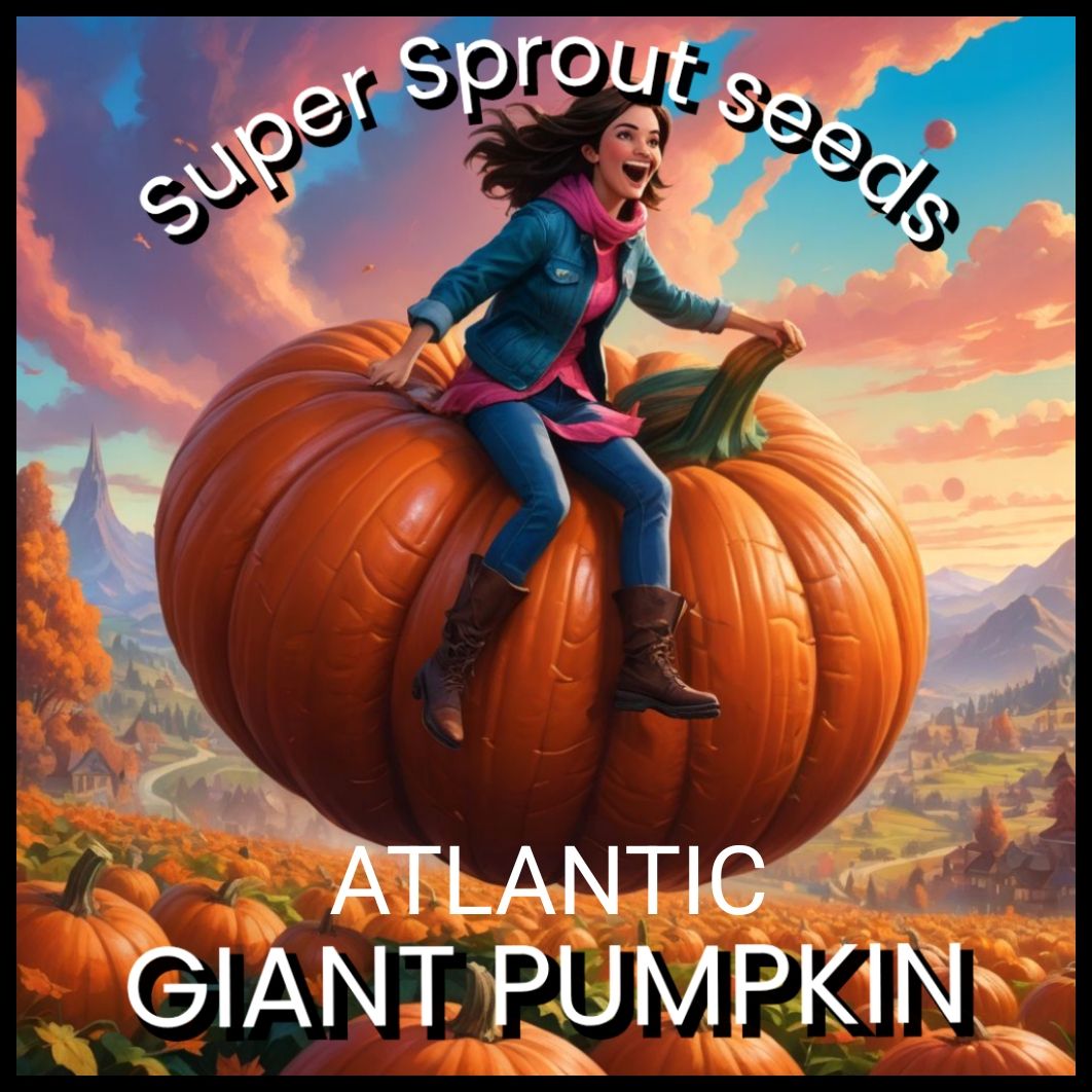 ATLANTIC GIANT PUMPKIN  x 3 seeds 