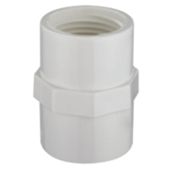 Adaptador PVC hembra de 1/2