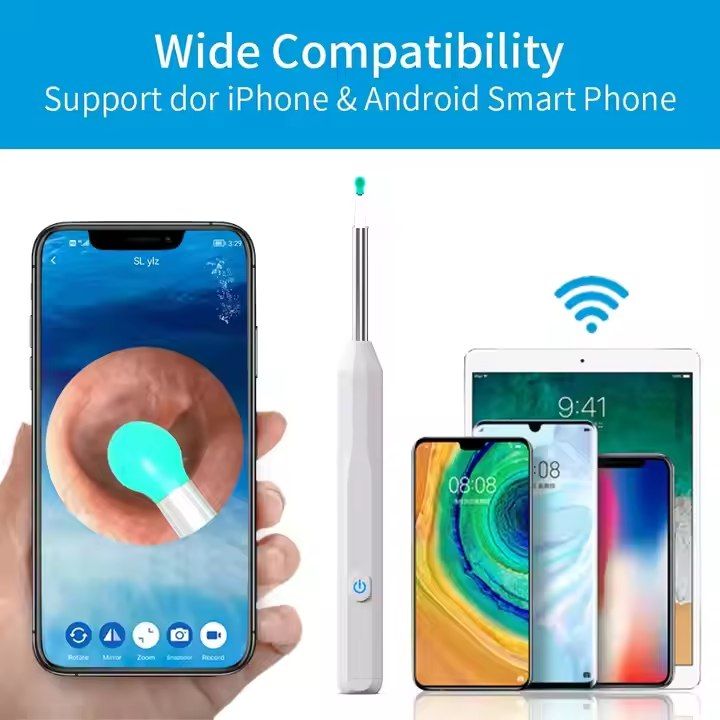 Nettoyeur oreille avec caméra