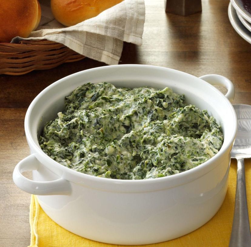Creamy spinach 