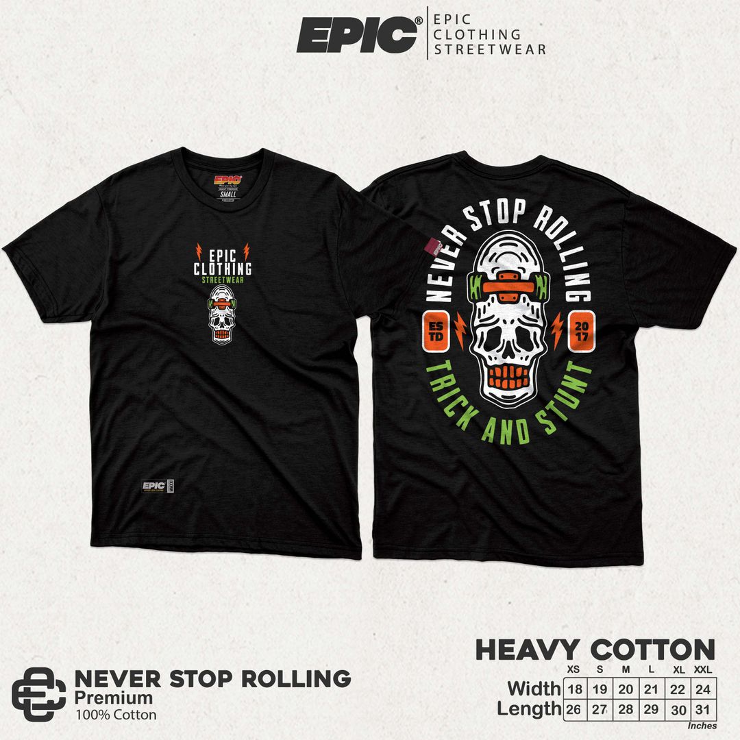 NEVER STOP ROLLING
