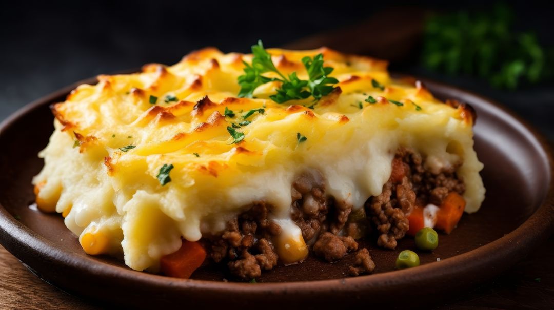 Shepherd's pie with vegetables