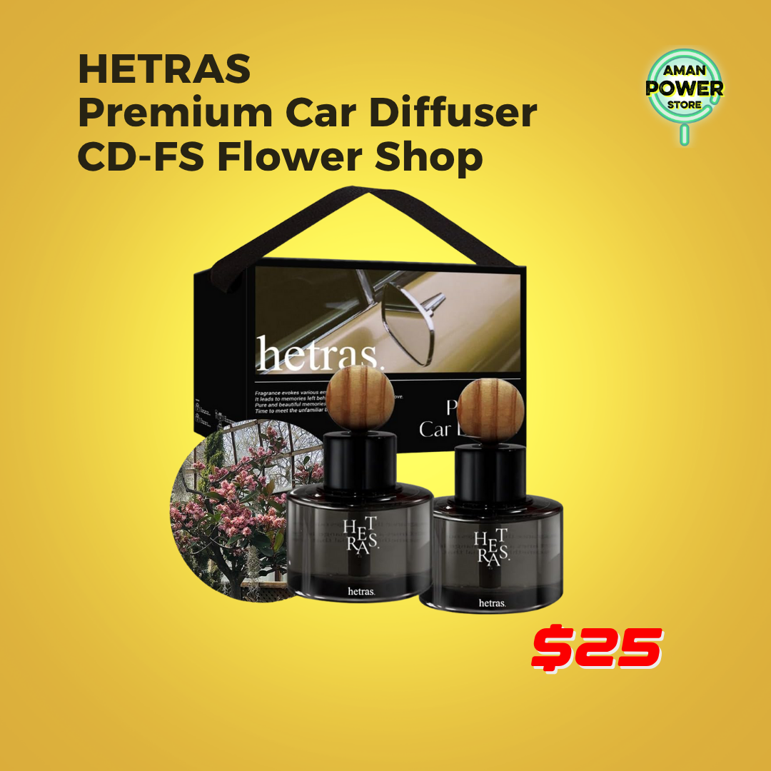 HETRAS PREMIUM CAR DIFFUSER CD-FS FLOWER SHOP