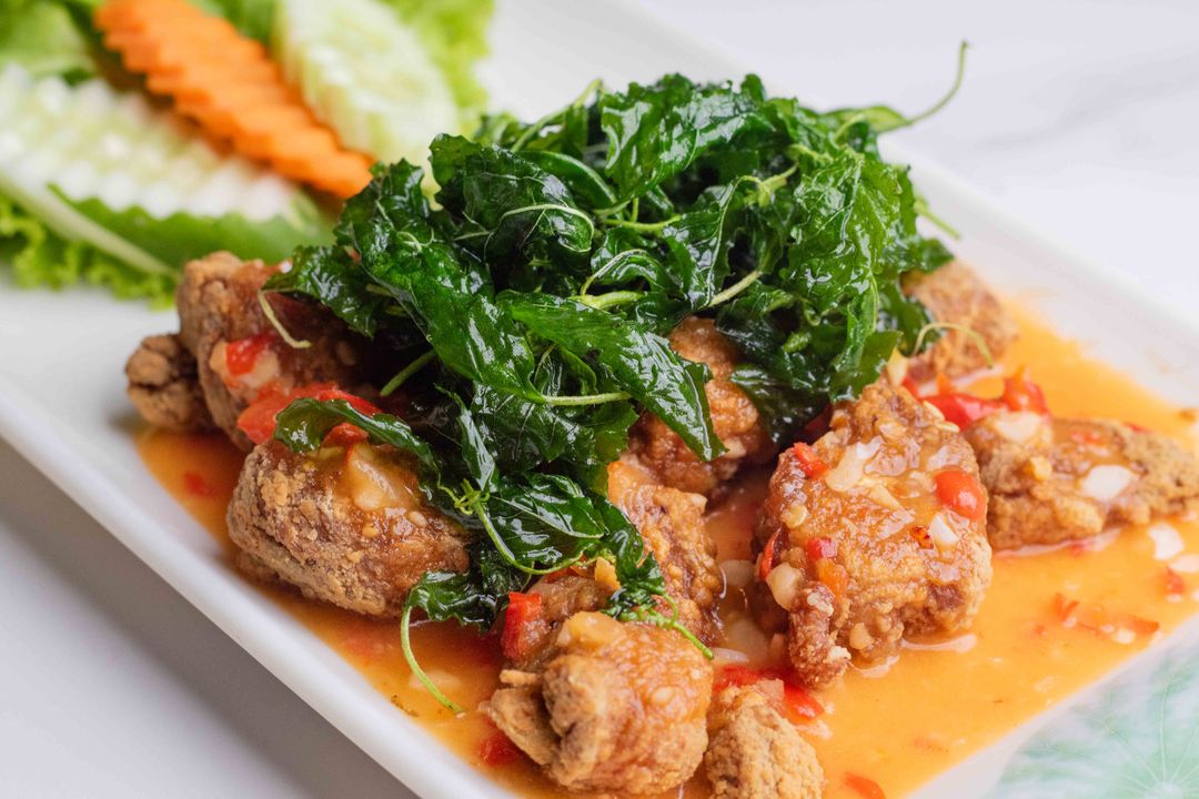 សាច់មាន់បំពងជូអែម