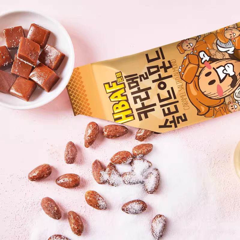 HBAF Caramel Salted Almonds 35g 