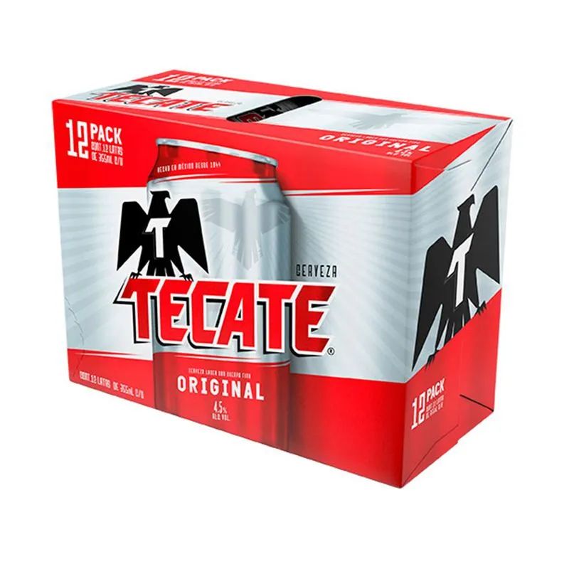 Cerveza Lata Regular Tecate 12.0 Pack