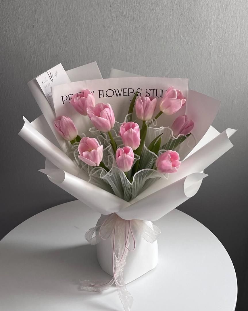 Pink Tulip Bouquet