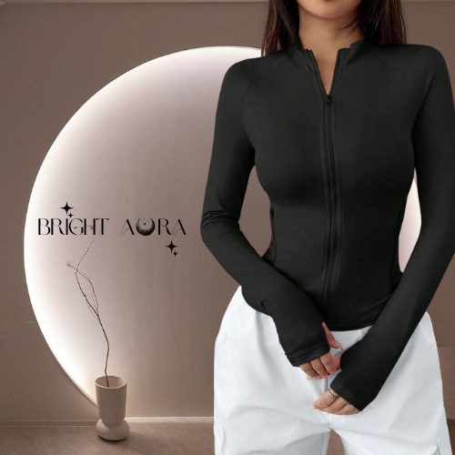 Campera deportiva Negra 