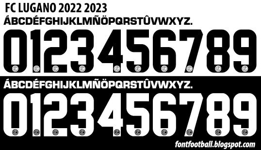 Font Vector FC Lugano 2022 2023 kit