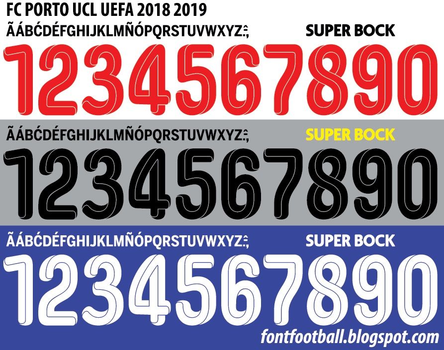 Font Vector FC Porto 2018 2019 kit