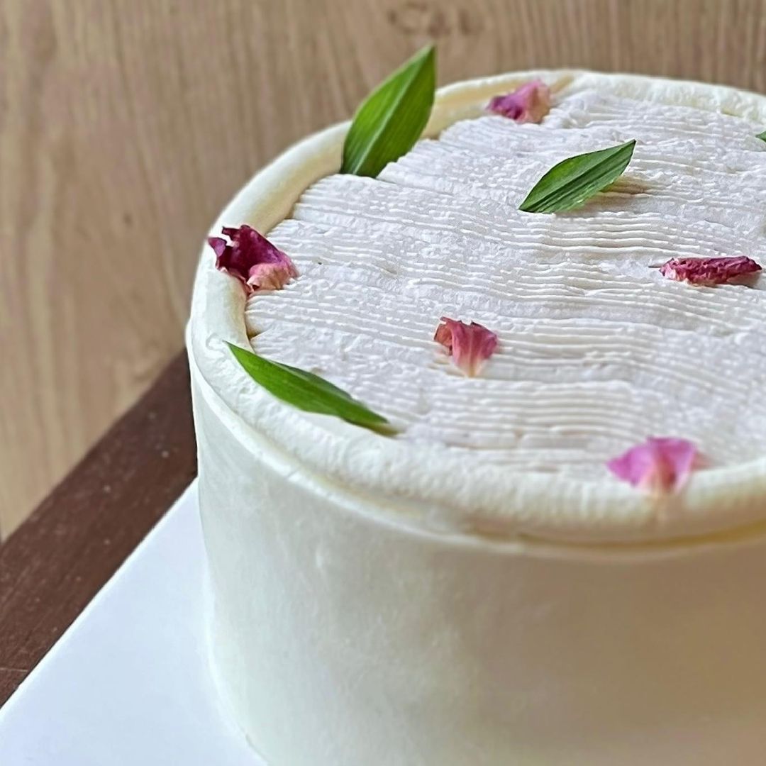 pandan taro cake
