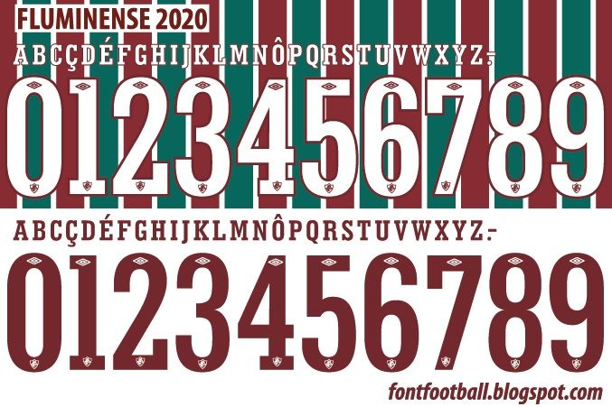 Font Vector Fluminense 2020 kit