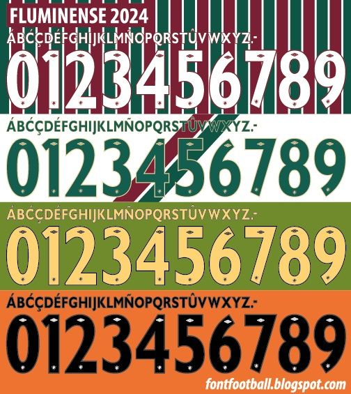 Font Vector Fluminense 2024 kit
