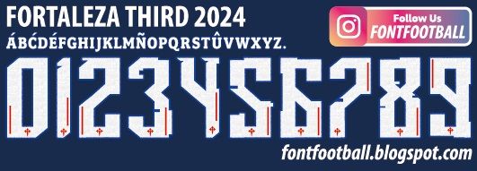 Font Vector Fortaleza 3rd Third 2024 kit