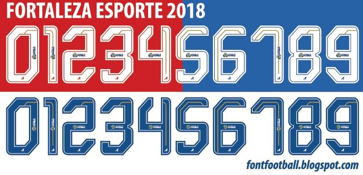 Font Vector Fortaleza 2018 kit