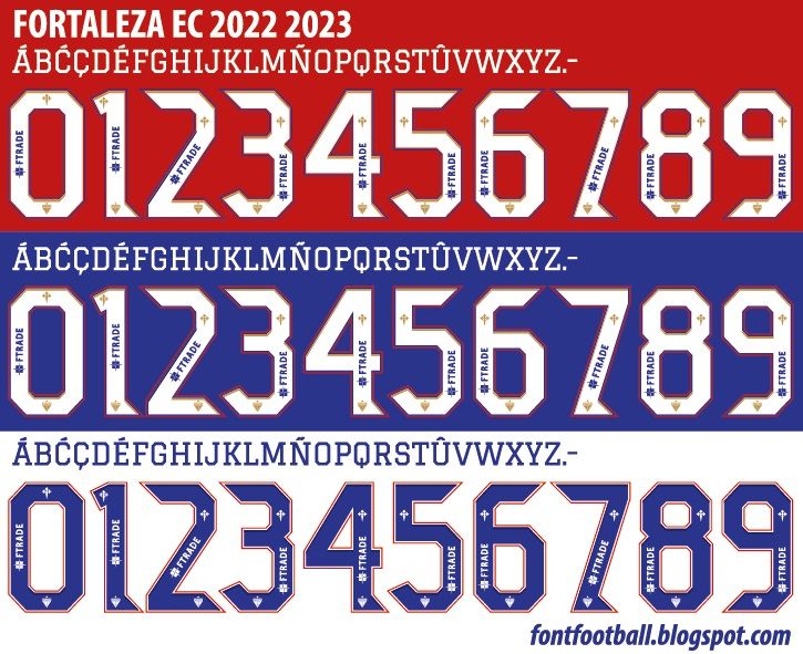 Font Vector Fortaleza 2022 2023 kit
