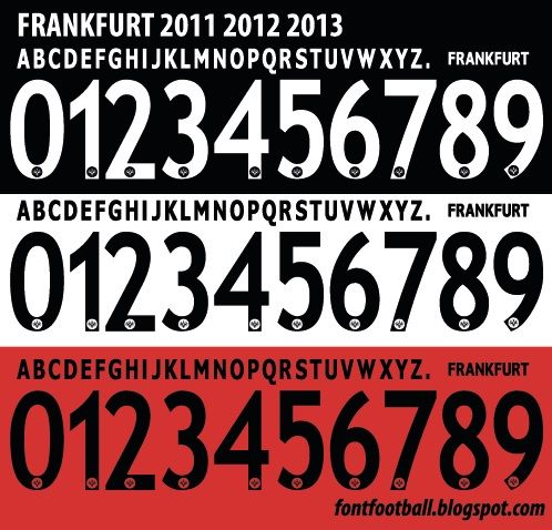 Font Vector Frankfurt 2011 2012 2013 kit