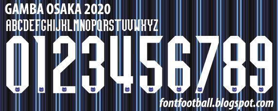 Font Vector Gamba Osaka 2020 kit