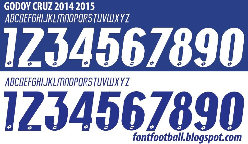 Font Vector Godoy Cruz 2014 2015 kit