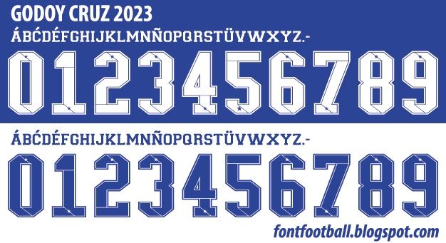 Font Vector Godoy Cruz 2023 kit
