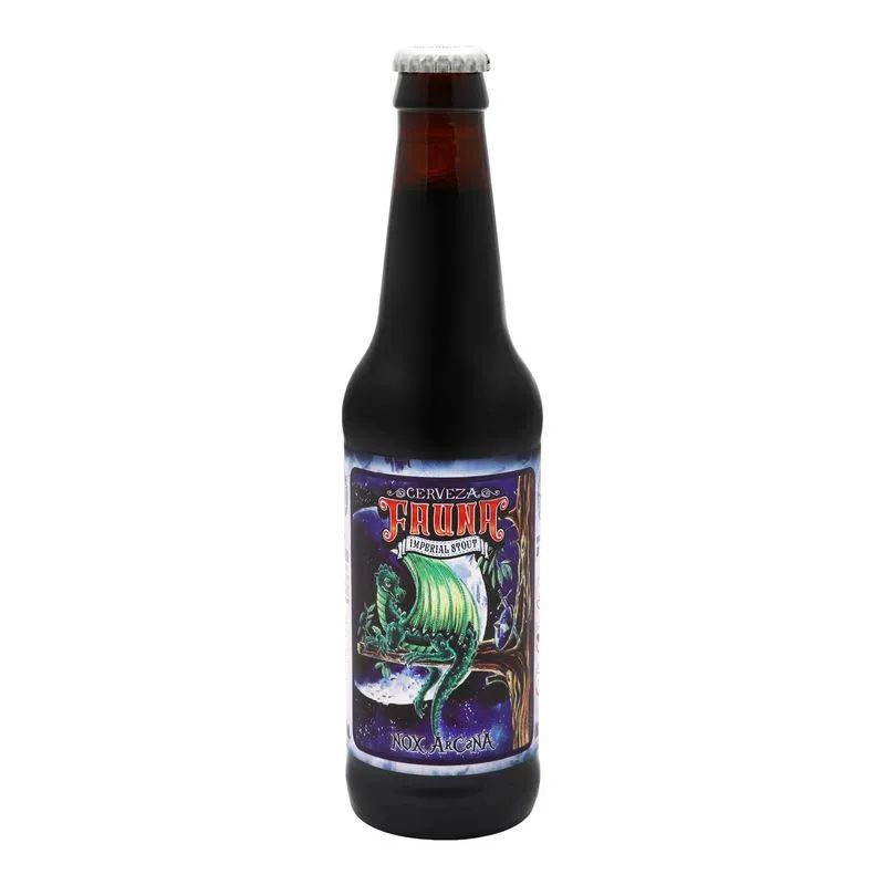 Cerveza Obscura Imperial Stout Nox Arcana Fauna 355.0 mL