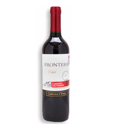 Vino Tinto Cabernet Sauvignon Frontera 750.0 mL