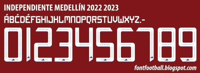 Font Vector Independiente Medellín 2022 2023 kit