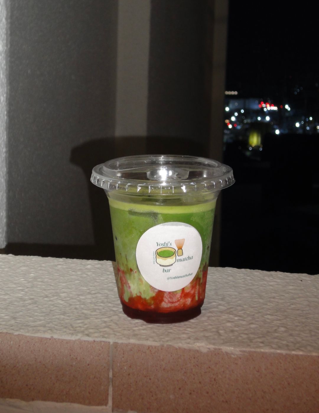 Toadette’s Kiss Iced Matcha