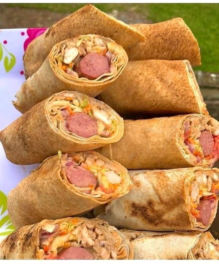 Nigeria creamy delicious sharwama
